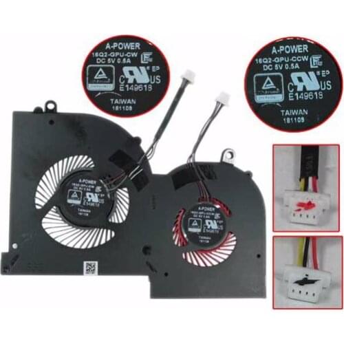 MSI 16Q2-GPU-CW 16Q2-GPU-CCW GS65 P65 DC 5V 0.5A Server Cooling Fan