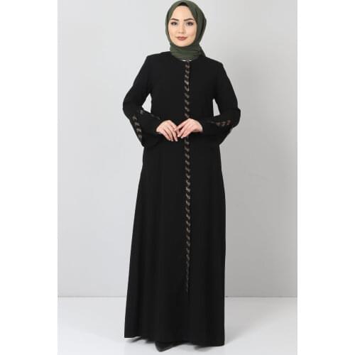 Abaya Women Hijab clothing Plus Size Stone Detailed Abaya Muslim Abaya Dress Maxi Kaftan dresses for women skirt Turkey 2055