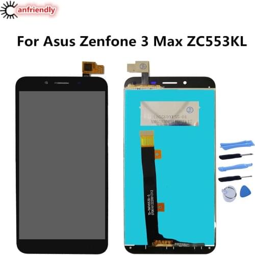 For ASUS Zenfone 3 Max 5.5 ZC553KL LCD Display+Touch Screen Digitizer Assembly Replacement Glass Panel For zenfone3 max 5.5 inch