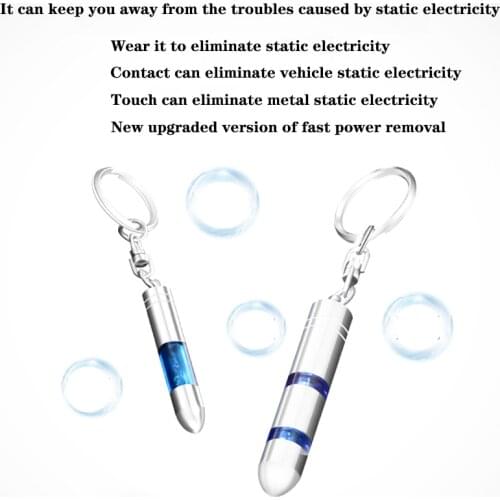 1Pcs Anti-Static Keychain Car Static Body Static Eliminator Discharger For Mazda 2 3 5 6 CX-5 CX-7 CX-9 Atenza Axela Accessories