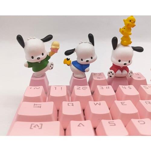 1Pc Cute Personalized Keycaps For Mechanical Keyboard Gaming Decoration Accessories 3D Stereo Cartoons Custom Anime Diy Key Cap