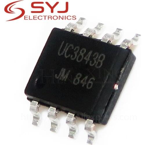 10pcs/lot UC3843B UC3843 SOP-8 In Stock