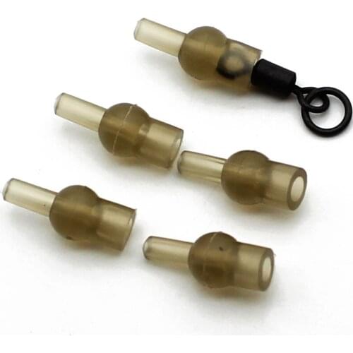 20PCS Carp Fishing Accessories Micro Tulip Bead Soft Rubber Quick Change Bead for Helicopter Rigs Tackle Carp Method Feeder Tool