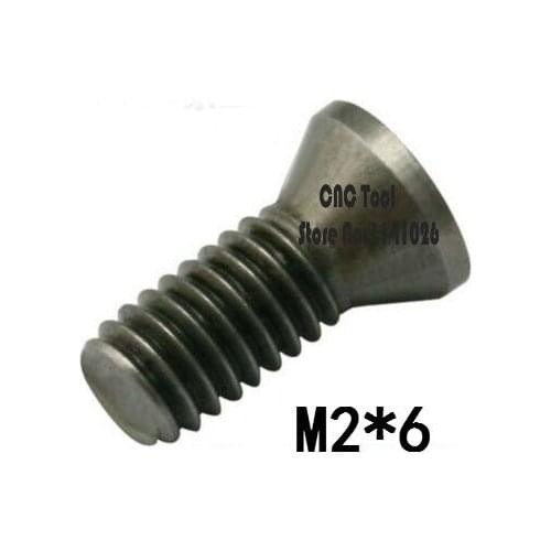 50pcs M2.0*6mm CNC lathe tool spare screws Torx screws ,Insert Torx Screw for Replaces Carbide Inserts lathe accessories