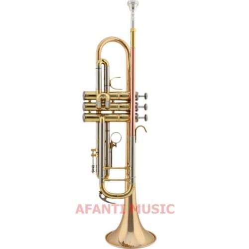 Afanti Bb tone Bass Body Gold lacquer Trumpet (ATP-111)