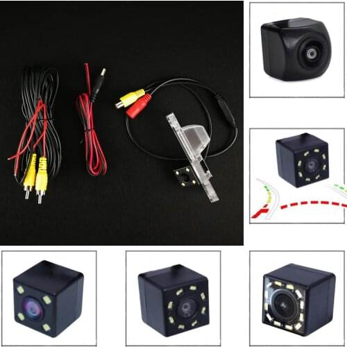 HD Car CCD Night Vision Waterproof Rear View Camera Parking Assistance Wide Angle For Chery Cowin 1 / QQ / X1 / Spark 2012
