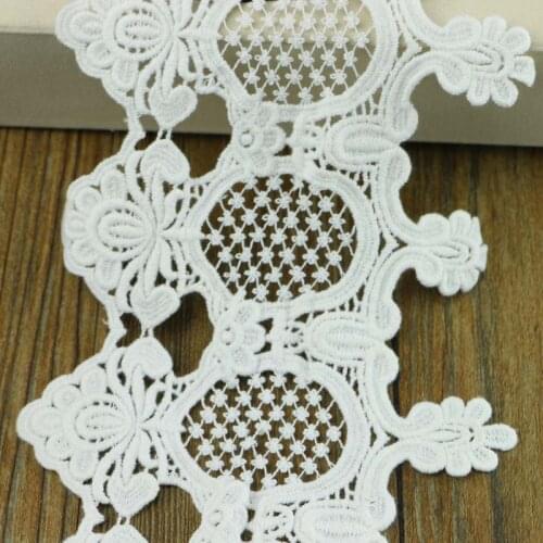 Free delivery of cotton white beautiful lace14 cm wide, DIY clothing / Accessories / flower accessories