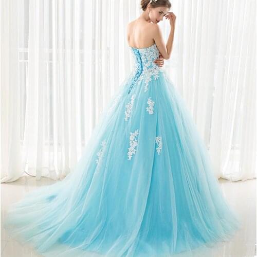 Turquoise Prom Dresses Sweetheart A-line Sleeveless Formal Party Gowns Appliques Beaded Vestido Longo Festa Gala Long Prom Gowns