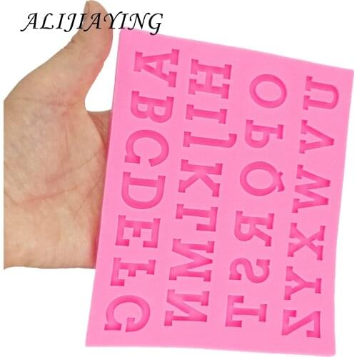 Letter/alphabet form Silicone Molds Gumpaste Chocolate Fondant Cake Decorating Tools Sugar Craft Molds DIY Cake D1341