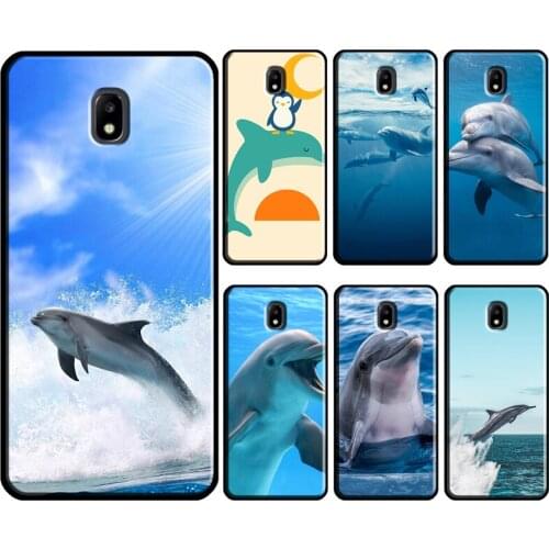 Sea animal cute dolphin For Samsung Galaxy J1 J3 J4 J5 J6 J7 2016 2017 A3 A5 A6 A8 A9 J2 Core J8 2018 Phone Case