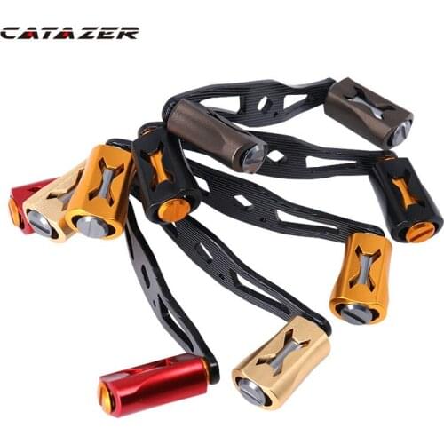 Fishing Reel Part Baitcast Drum Modified Double Rocker Arm Handle Holding Pill Metal for Abu/Daiwa/Shimano Accessory Pesca