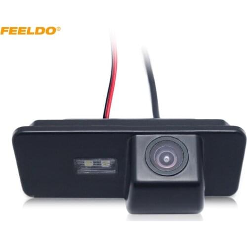 FEELDO Car Rear View Parking Camera For Volkswagen Passat B7/Magotan/Golf/Phaeton/Passat CC/Scirocco/Polo/Superb #1724