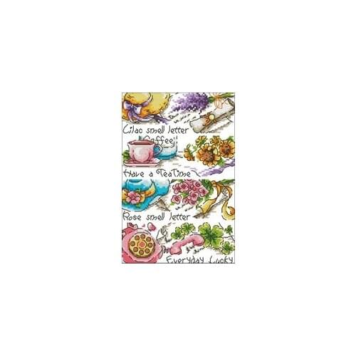 NN xiaoyi cotton self-matching cross stitch Cross stitch RS cotton comes with no prints Enjoyable life