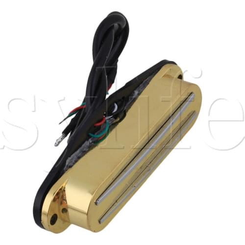 Dual Rail Dual Coil Pickup Magnetic Humbucker for Electric Guitar Gold