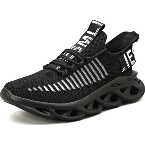 2021 New Men Shoes Summer Blade Casual Shoes Sneakers Men Fashion Non-slip Breathable Walking Lightweight Lace-up Walking Shoes