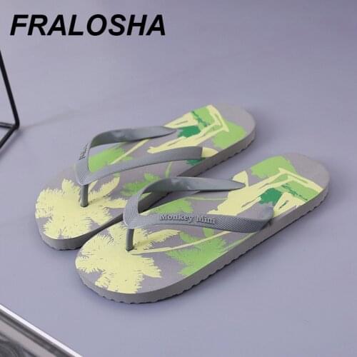 Camouflage Coconut Beach Slippers Summer Cartoon Mens Flip Flops Home Non-slip High Quality Indoor And Outdoor Leisure Sandals