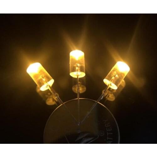 Water clear Concave strobe 5mm pink led diode for christmas lightings 2.8-3.4v 20ma