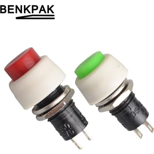 DS-450 Self Locking On/Off Push Button Switch Momentary DS-451 Red/Green