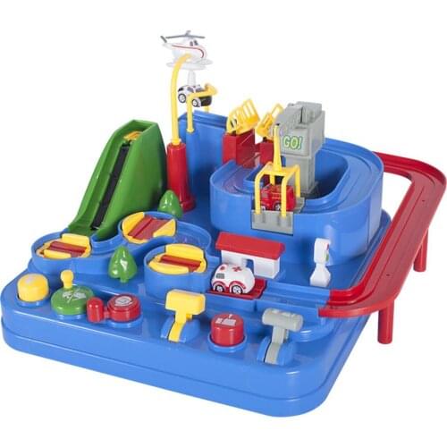 Track Inertia Car Toy Multi-function Shaoguan Big Adventure Toy Rail Car Childrens Educational Toys Christmas Gifts