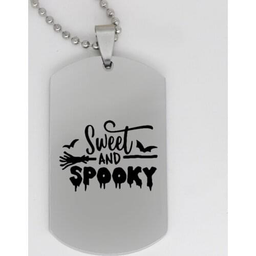 Ufine jewelry girl gift pendant army card sweetand spooky stainless steel customed necklace N4275