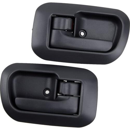 1 Pair Front Grey Interior Door Handle Bezel Decor Fit for Toyota Sienna 69205-08010 69206-08010 1998 1999 2000 2001 2002 2003