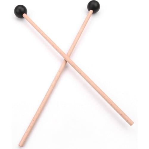 1 Pair Professional Xylophone Marimba Mallet Drumsticks Percussion Parts Length 365mm Percussion accessories