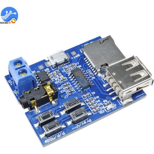 1Pcs MP3 decoder TF Card U disk MP3 Format Decoder Board Module Amplifier Decoding Audio Player dac board equipo de sonido