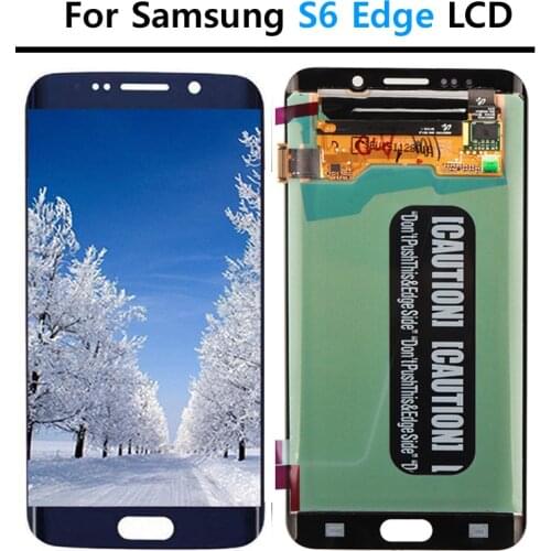 100% tested Burn Shadow For Samsung S6 edge G925F LCDs For Samsung G925F S6edge Display LCD Screen Touch Digitizer Assembly