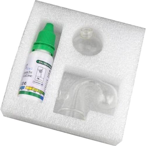 2 pack 15ml CO2 Indicator Solution Monitor Fluid Glass CO2 Monitor for Aquarium