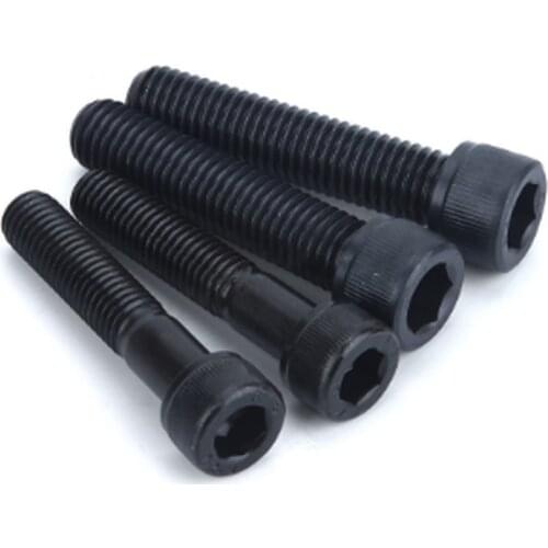 5/10/20/50PCS DIN912 Grade 12.9 allen socket head screw M3 M4 M5 M6 M8 Hexagon Socket Head Cap Screws Hex Socket Screw