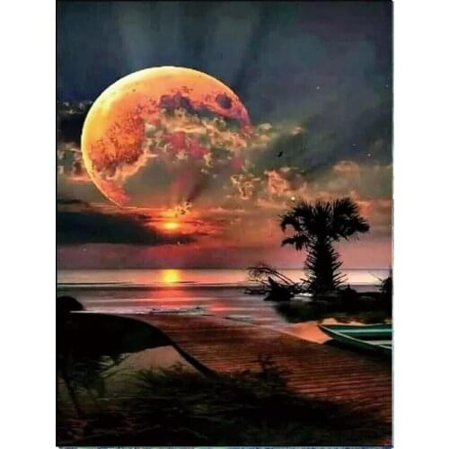 5d Diamond Painting Diy Landscape Can Be Customized Imitation Cross Stitch Set Crafts Round Full Diamond Home Decoration