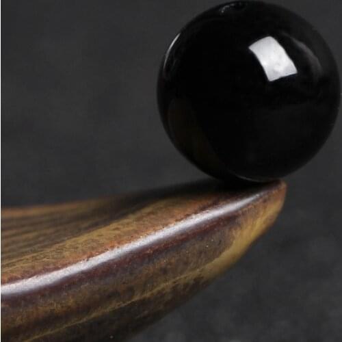 7A black gold obsidian loose beads diy crystal jewelry accessories material bracelet necklace beaded accessories