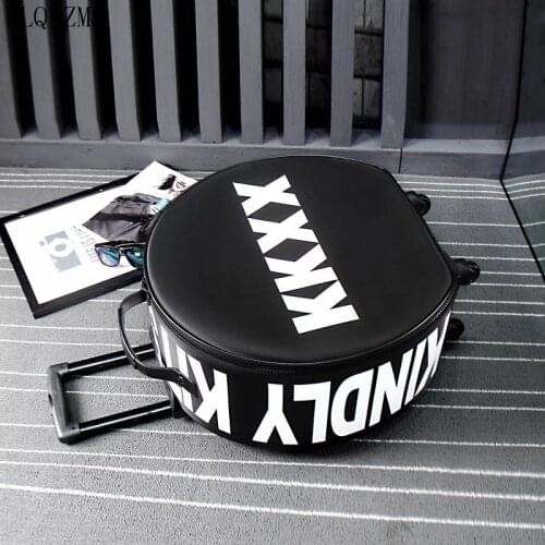 KLQDZMS 20 Inch Travel Suitcase On Wheels Oxford Trolley Spinner Rolling Luggage Fashionable Bag