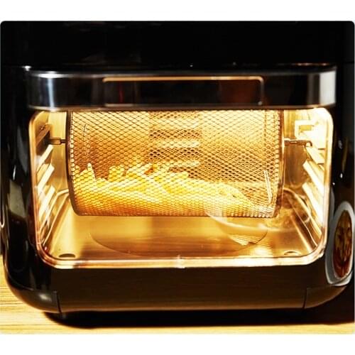 Electric Air Fryer Oilless Cooker Electric Stainless Steel Oven Multi-function Roasting Baking Grilling Food BBQ