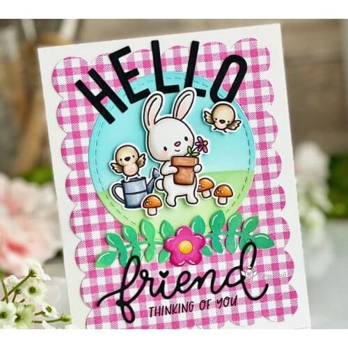 Hello friend letters Metal Cutting Dies Stencils DIY Scrapbooking Paper/photo Cards Embossing Dies