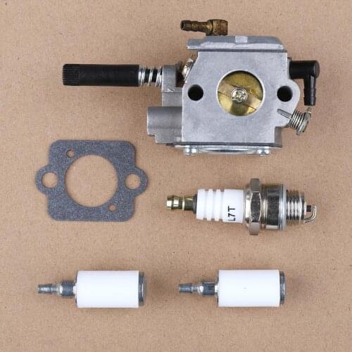 Carburetor Fuel Filter Spark Plug Kit For Shindaiwa 488 Chainsaw Replacement A021003090 72365-81000