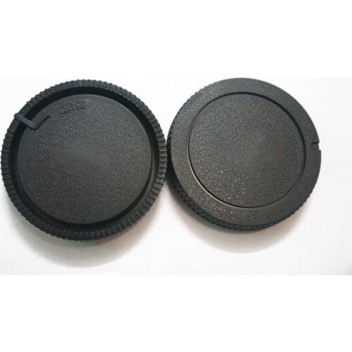 1 Pairs camera Body cap + Rear Lens Cap logo for Alpha DSLR Series A290 A380 A390 A850 A230 A300