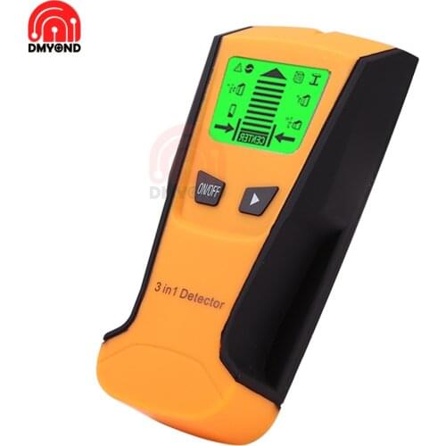 3 in 1 Metal Detector Finder Metal Finder Wood Studs Detector AC Voltage Live Wire Detect Wall Scanner Wood Studs Detector Tools