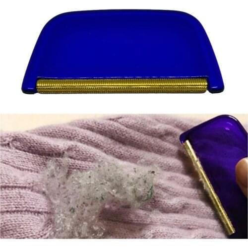 Mini fuzz Lint Rollers blue Remover Hair Ball Scraper Manual Trimmer Epilator Sweater Clothes Shaver Laundry Cleaning Tools