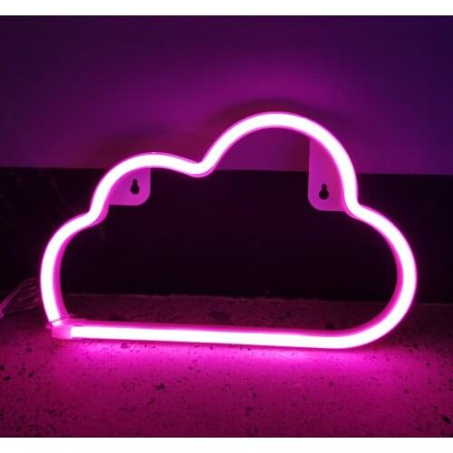 Clouds Neon Lamp Christmas Decorative Lights Girl Room Decoration INS Style Cute Clouds Lamp