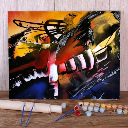 Landscape Untitled Painting By Numbers Set Acrylic Paints 40*50 Paiting By Numbers Handmade Crafts For Adults Art