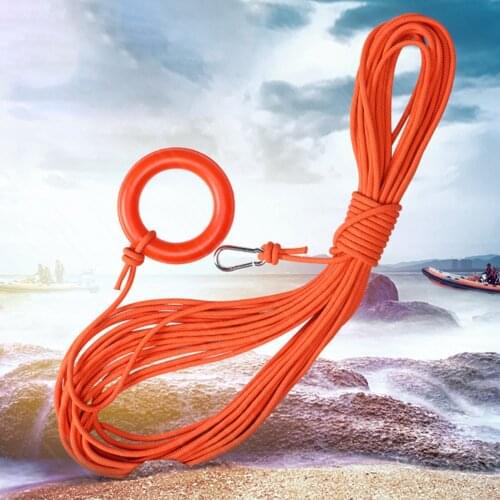 Water Floating Rope Polypropylene Life Saving Rope Diameter 8mm for Kayak Canoe Boat Diving Snorkeling Camping