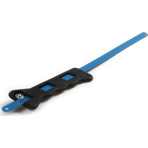 Durable 2pcs Mini Multifunction Plastic Black Adjustable Hand Saw Handle 120*3.5mm with 10pcs Blue Sawing Blades 300mm Length