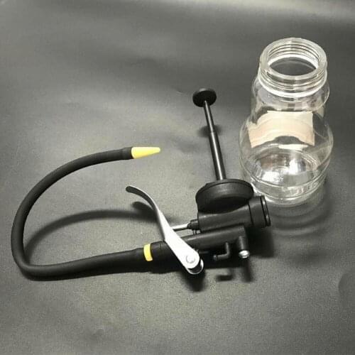 Grease Gun Transparent Plastic Hose Pump Tank Lubrication Lubricated Workshop Oil Lubrication High-pressure Lubrication Met A1N0