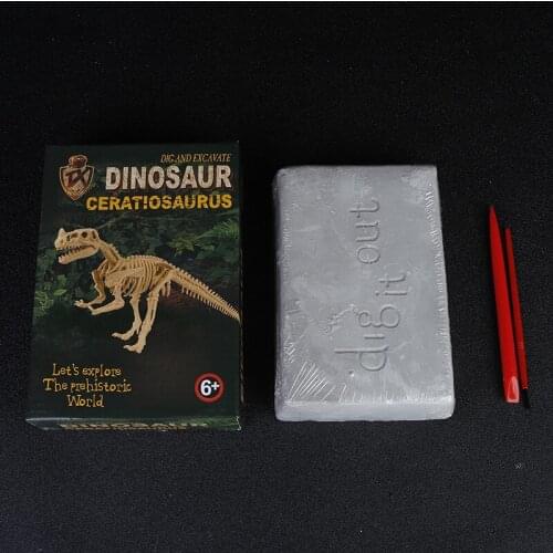 Assembled Dinosaur Archaeological Excavation Toy Jurassic Theme Park Science Educational Equipment Gift Office School Supplies