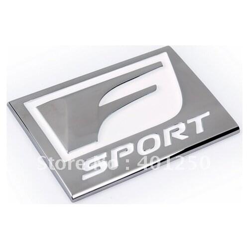 1 Pcs F-SPORT three-dimensional emblem 3d Car Stickers emblem car decoration badge top quality Car Styling