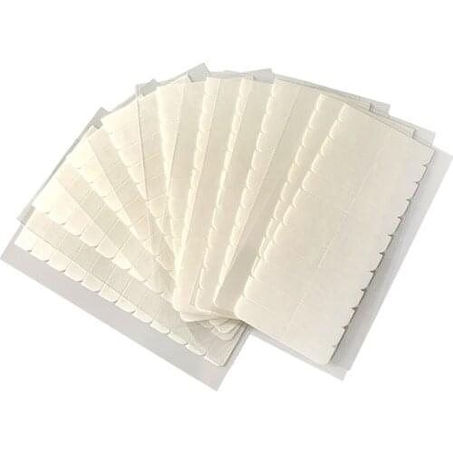 120pcs Weft Hair Extension Adhesive Double Sided Tape Tab Beauty Tool for Tape in Hair Extensions and Hair Weft