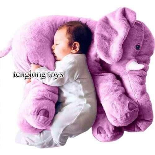 40cm Elephant Plush Toy Grey Purple Pink Blue Elephant Pillow Baby Appease Doll Kids Toys Best Gift For Children Girlfriend