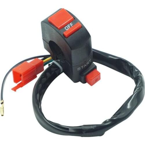 Motorcycle Switches Handlebar Switches Button Connector Push Button Switch Accessories Turn off start headlamp spotlight switch