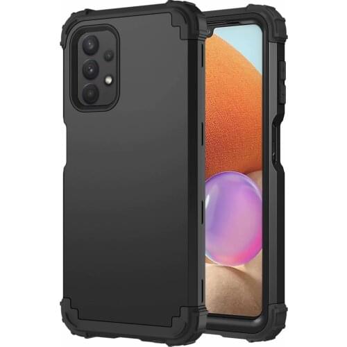 Heavy Duty Hybrid Sturdy Armor Defender High Impact Shockproof Protective Case For Samsung Galaxy A12/Galaxy A32 5G Cover